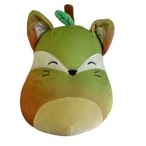 Squishmallows Green and Brown Fox Plush